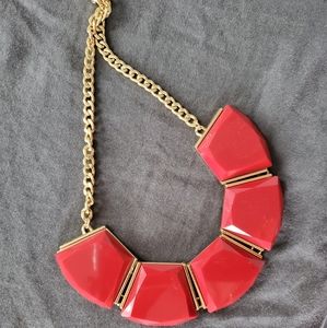 Red Statement Necklace
